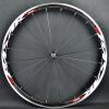 ZECHAO 700C Road Bike Wheelset,Double Wall Alloy Rim 30MM Front/Rear Wheel Brake Sealed Bearing Hub C/V Rim Brake 7-11 Speed Cassette Wheelset (Color : A-Red, Size : 700C) view 2