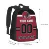 Arizona Backpack Custom Football Style Backpack Personalized Name and Number Backpacks Customized High Capacity Bag Gifts for Men Women Fans view 2