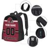 Arizona Backpack Custom Football Style Backpack Personalized Name and Number Backpacks Customized High Capacity Bag Gifts for Men Women Fans view 3