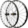 ZECHAO 26/27.5in Double Walled 24 Holes Mountain Rim Thru Axle Bike Wheel(Front + Rear) Disc Brake Bike Wheelset 7 8 9 10 11 12 Speed Wheelset (Color : Black, Size : 26inch) view 1