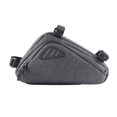 BESPORTBLE Bike Frame Bag Bike, Reflective Bicycle Triangle Bag Versatile Bicycle Bags for Frame, Easy to Install Bike Pouch, Cycling Accessories Pouch for Mountain Road Bike Commute Bike