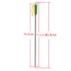 AMEYXGS 6/12 Pcs 30 Inch Archery Carbon Arrows Target Practice Flu Flu Arrows Spine 500 Small Game Arrows 4 Feathers Fletching with 100 Grain Judo Arrowheads for Practice Targeting view 3