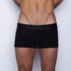 Maiyifu-GJ Men's Cotton U-Shaped Underwear Stretchy Breathable Trunks Low Waist Soft Boxer Briefs (Black 3PC,Medium) view 2