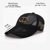 Cool Full Mesh Baseball Cap for Men, Unisex Summer Mesh Anchor Baseball Cap for Trucker (Black) view 2
