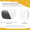 AOZAN ANSI Z87.1 Replacement Lenses For Oakley Si Ballistic Det Cord Sunglasses - HI-DEF Photochromic view 2