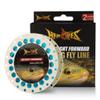 HERCULES Fly Fishing Line, Fly Line Backing, Tippet 3 Pack with Fly Tippet Holder, Leader 6 Pack with Tapered Leader Wallet Combo view 2