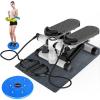 HAIZON Portable Twist Stair Stepper Adjustable Resistance, Twisting Step Fitness Machine with Resistance Band & LCD Monitor view 1