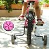 Bicycle Training Wheels for Kids, 1 Pair Children's Bike Stabilisers Cycling Support Wheels, Balance Stabilisers Training Tool Low Noise Rubber Bike Replacement (pink) view 2