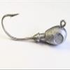 10 Raw Big Eye Jig Head Bass Cobia Cod Striper Lure Mustad Tinned Hook 8oz view 1
