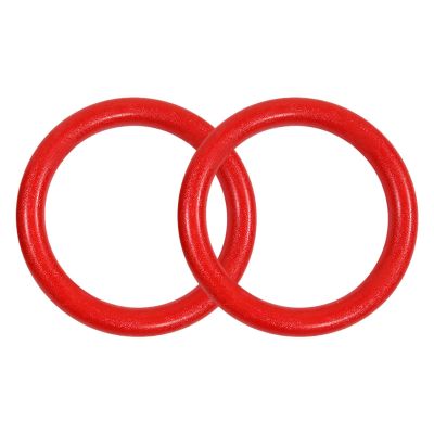 MYCENSE 2Pcs Gymnastics Rings Training Rings Training for Men Women Pull up Exercise Rings Gym Ring for Fitness Equipment Full Body Workout Home Gym, Red