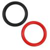 MYCENSE 2Pcs Gymnastics Rings Training Rings Training for Men Women Pull up Exercise Rings Gym Ring for Fitness Equipment Full Body Workout Home Gym, Red view 2