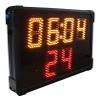 Basketball Timer Shot Clock with Remote Control, Shot Clock with Buzzer, 24 Seconds Countdown Clock view 2