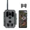 Meidase Trail Camera P200, WiFi Bluetooth, 48MP 1296p, 100ft Night Vision, Cell Phone App, Game Cameras with Motion Activated Waterproof view 1