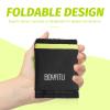 Running Belt Waist Fanny Pack: Slim Phone Holder Workout Pouch for Walking JoggingBlack view 4