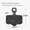 Borgen 2 Pairs Bike Brake Pads, Bicycle Brake Pads Compatible with AVID SRAM Bicycle Brakes Pads Suitable for AVID Elixir 1/3/5/7/9, SRAM XX/X0/ DB 1/3/5 view 4
