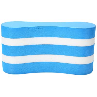 Pull Buoy Leg fl-Oat, 9 1x4 7in EVA 5 Layer Foam Swim Clip Leg Board, Pool Training Aid Legs and HIPS Support, Core Fitness Strength Exercise Equipment for Swimming Beginnners (Blue and White)