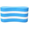 Pull Buoy Leg fl-Oat, 9 1x4 7in EVA 5 Layer Foam Swim Clip Leg Board, Pool Training Aid Legs and HIPS Support, Core Fitness Strength Exercise Equipment for Swimming Beginnners (Blue and White)