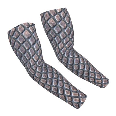 Woyaba Funny snake print cute animals snake skin arm sleeves,farslemers defense gardening sleeves sun protection compression arm sleeves for men,women or teenager