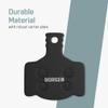 Borgen 2 Pairs Bike Brake Pads, Bicycle Brake Pads Compatible with Magura 7.P Bicycle Brakes Pads Suitable for MT2, MT4, MT 6, MT8, MT Trail, MT Sport view 3