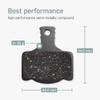 Borgen 2 Pairs Bike Brake Pads, Bicycle Brake Pads Compatible with Magura 7.P Bicycle Brakes Pads Suitable for MT2, MT4, MT 6, MT8, MT Trail, MT Sport view 4