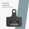 Borgen 2 Pairs Bike Brake Pads, Bicycle Brake Pads Compatible with Shimano K03S Bicycle Brakes Pads Suitable for Ultegra, Dura Ace, BR-RS, XTR, GRX view 3