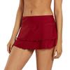 Sporti Women's Solid Cover Up Swim Skirt - Nutmeg - Small view 1