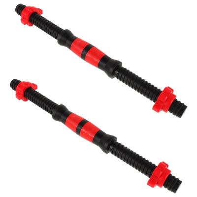 BESPORTBLE 40cm Dumbbell Bars Handles Durable Weight Lifting Equipment with Spinlock Collars