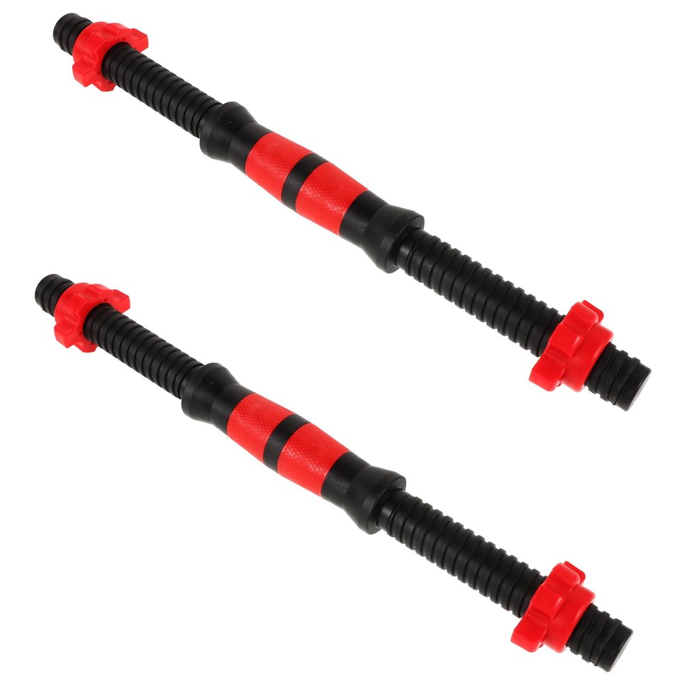 BESPORTBLE 40cm Dumbbell Bars Handles Durable Weight Lifting Equipment with Spinlock Collars