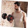BESPORTBLE 40cm Dumbbell Bars Handles Durable Weight Lifting Equipment with Spinlock Collars view 4