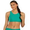 Sporti Active High Neck Crop Bikini Top - Jade - X-Small view 1