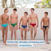 Sporti Molecule USA Swim Brief - Mens Swim Briefs - Athletic Swimsuit Training for Swimmers - Competition Pool Training Briefs for Men - Red/White/Blue - 40 view 3