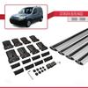 Compatible with Citroen Berlingo (M59) 2003-2008 Fly Model Car Roof Rack Cross Bar Grey Aluminium 4 Bars view 4