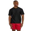 Sporti Men's Rash Guard Shirts - Short Sleeve Swim Shirts - UPF 50+ UV Sun Protection - Suitable for Sport & Activities - Men's SS UPF 50 Comfort Fit II Rashguard - Black - X-Large view 1