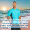 Sporti Men's Rash Guard Shirts - Short Sleeve Swim Shirts - UPF 50+ UV Sun Protection - Suitable for Sport & Activities - Men's SS UPF 50 Comfort Fit II Rashguard - Black - X-Large view 3