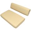 Boat Cooler Seat Cushions | Heat Pleated Beige (Set of 2) view 1
