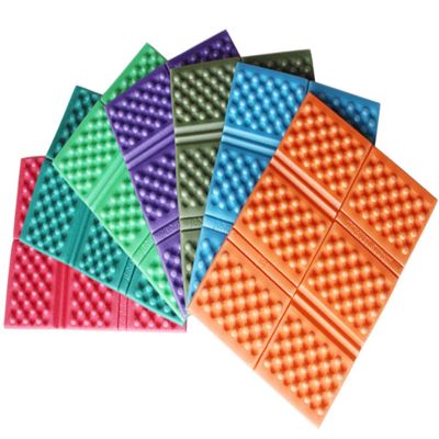 CYGURT Outdoor Portable Cushion Folding Egg Slot Small Cushion 6 fold Foam Camping Cushion Picnic mat Waterproof and Moisture-Proof Liner