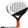 LAPAT Carbon Fiber Padel Racket with Cover Bag - Professional Paddle Tennis Racquet for Adults Beginner & Intermediate - Lightweight EVA Foam POP Court Paddle (White Oslo) view 3
