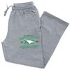CornBorn North Dakota Fighting Hawks Jogger - Premium Fleece Arched North Dakota Primary Logo - Gray - 2X view 1