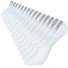 YEJIMONG No Show Socks Womens 8 Pairs Non Slip Thin Cotton Invisible Flat Boat Line Low Cut Socks, Medium (White - 8 Pairs) view 1