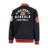 Ultra Game NFL Official Adults Classic Varsity Coaches Jacket Coat - Unisex, Cincinnati Bengals, Team Color, Small view 3