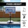 Lifetime Poolside Portable Basketball Hoop, 44-Inch Impact Backboard view 4