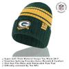 Ultra Game NFL Official Adults Super Soft Winter Beanie Knit Hat with Extra Warm Touch Screen Gloves, Green Bay Packers, Team Color, 1SIZE view 2