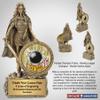 Decade Awards Personalized Female Champion Bowling Trophy - Custom Engraved Warrior Woman Award - Strike Queen, League Winner or Tournament Recognition - Customize Now (BWLG-6.75 Inch) view 2