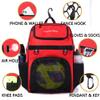 CapsLock Youth Soccer Bag - Boys Girls Soccer Backpack & Bags for Basketball, Volleyball & Football | Includes Separate Cleat and Ball Compartment, and Convenient Fence Hook. view 4