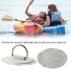 RiToEasysports 2Pcs D Rings Patch,PVC D Rings Pad with Stainless Steel Fixed Buckle for Inflatable Boat, Raft, Dinghy, Kayak, Canoe (Gray) view 3