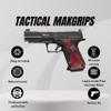 Tactical Mak Grips CZ Shadow 2 Shot Grip Black Gun Grips Natural Wood Grip 3D Texture with German Silver Carving Perfect for Your Holster Weapon Speed and Accuracy and Design (SH 2-Shot V3) view 2