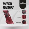 Tactical Mak Grips CZ Shadow 2 Shot Grip Black Gun Grips Natural Wood Grip 3D Texture with German Silver Carving Perfect for Your Holster Weapon Speed and Accuracy and Design (SH 2-Shot V3) view 3