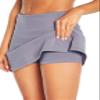 Zobha Women's Dana High Rise Pocket Skort, Blue Granite, X-Large view 2
