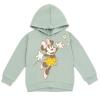 Disney Minnie Mouse Little Girls Fleece Pullover Hoodie and Pants Outfit Set Green/White 6 view 3