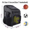 CapsLock Youth Soccer Bag - Boys Girls Soccer Backpack & Bags for Basketball, Volleyball & Football | Includes Separate Cleat and Ball Compartment, and Convenient Fence Hook. view 2